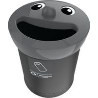 Afvalbak Smiley Face Bin 52 ltr aluminium cans Vepabins