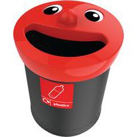 Afvalbak Smiley Face Bin 52 ltr plastics Vepabins