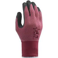 Handschoen Showa 341PB Latex gripcoating rood  - Wiltec