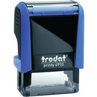 Personaliseerbare stempel 2 regels Printy 4910 - Trodat