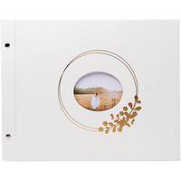 Schroefalbum foto Ringflower 40 wit pagina's - 37x29cm - Exacompta