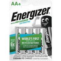 Pile rechargeable recyclée Extreme - AA/LR06 - Lot de 4 - Energizer