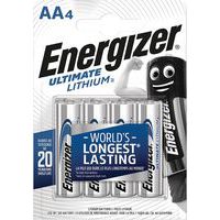 Lithiumbatterij Ultimate - AA/LR6 - 1,5 V - Set van 4 - Energizer