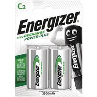 Pile rechargeable C/LR14 - Lot de 2 - Energizer