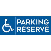 Parkeerbord PARKING RESERVE + pictogram invaliden