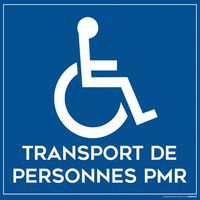 Parkeerbord TRANSPORT DE PERSONNES PBR