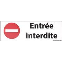 Signalisation entrée interdite