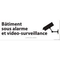 Panneau d'information bâtiment sous alarme et vidéo-surveillance