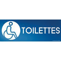 Bord TOILETTES voor minderinvaliden