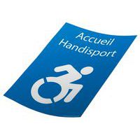 Autocollant - accueil Handisport