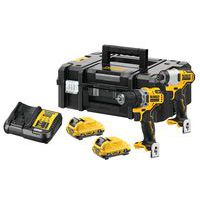 Kit 2 outils XR 12V Peceuse percussion + visseuse à chocs - Dewalt