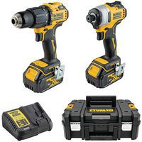 Kit 2 gereedschappen XR 18 V 3 Ah Li - Schroef- en klopboormachine - Dewalt