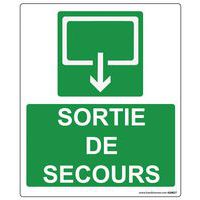 Bord fotoluminescerend SORTIE DE SECOURS