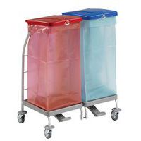 Support sac avec pédale et couvercles - 2x70L, 3x70L et 4x70L - TTS