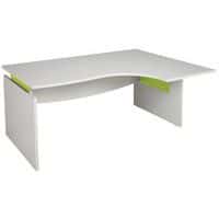 Asymmetrisch bureau Linéo wit