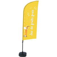 Beach flag base remplissable Jus frais - Français - Showdown Displays