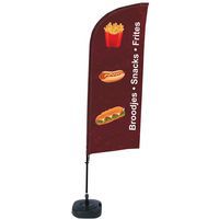 Beach flag base remplissable Snacks - Néerlandais - Showdown Displays