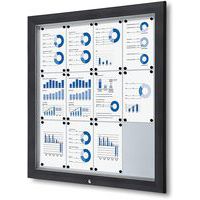 Vitrine extérieure verrouillable avec vérin - Showdown Displays