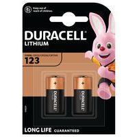 Lithiumbatterij CR123 - Set van 2 - Duracell