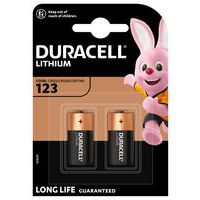 Pile Lithium CR123 - Pack de 2 - Duracell