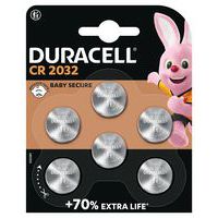 Lithiumknoopcelbatterij 2032 - Set van 6 - Duracell