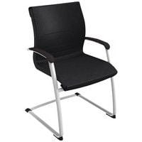 Fauteuil visiteur Dama simili cuir Quadrifoglio