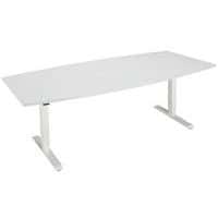 Table réglable en hauteur forme tonneau Oréa 1 moteur - Manutan - Manutan Expert