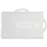 Porte-badge semi-rigide pour usage horizontal ou vertical - Lot de 100