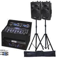 DJ compleet systeem 1000 MKII 2 x 220 watt - IBIZA