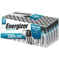 Pile Alcaline Max Plus AAA - 50 unités - Energizer