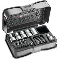 Coffret douilles + embouts Torx