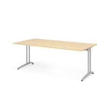 Bureau recht met C-vormig onderstel BS2E - 200x100 cm - Hammerbacher