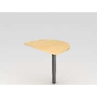 Aanbouwtafel halfrond 60x80cm R serie - 60x80 cm - Hammerbacher