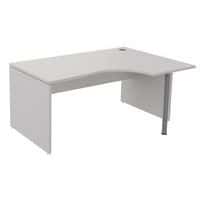 Compact bureau, Type onderstel: Paneel, Hoogte: 72 cm, Totale breedte: 160 cm