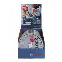 Disques Xlock std inox 125x1.6 plat - Bosch