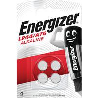 Pile bouton alcaline LR44 - A76 - Lot de 4 - Energizer