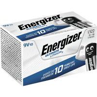 Pile Ultimate Lithium - 9V - Lot de 10 - Energizer