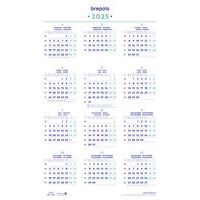 Calendrier annuel 2025