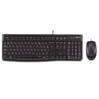 Set van Belgisch Azerty-toetsenbord MK120 met muis met kabel - Logitech