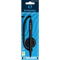 Pen met ketting - Klick-fix - zwart - Schneider