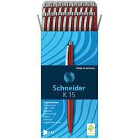 Stylo bille - K15 - rouge - 20 pcs - Schneider