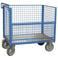 Chariot conteneur grillagé - 500 kg - FIMM