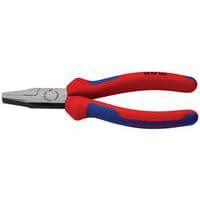 Platbuigtang meer-componentengrepen zwart geatramenteerd 160 mm Knipex