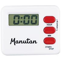 Compteur décompteur Blanc - 100 min - Manutan Expert