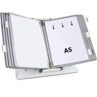 Zichtpanelensysteem wand metaal Tarifold A5 10 zichtpanelen - Djois