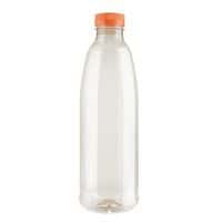 PET-fles 250 ml tot 1 l + oranje dop - Bunzl