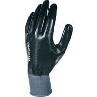 Gants noir en nitrile tout enduit support polyester - Singer