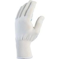 Gants tricoté à mousse vanisé coton picots PVC - Singer