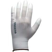 Gants tricoté blanc à enduction polyuréthane - Singer