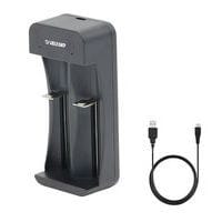 Chargeur rapide 2 canaux pour batteries Li-Ion